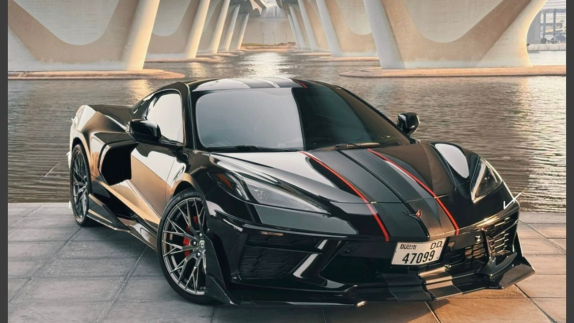 C8 Corvette Stingray Basemodel with Custom Wrap